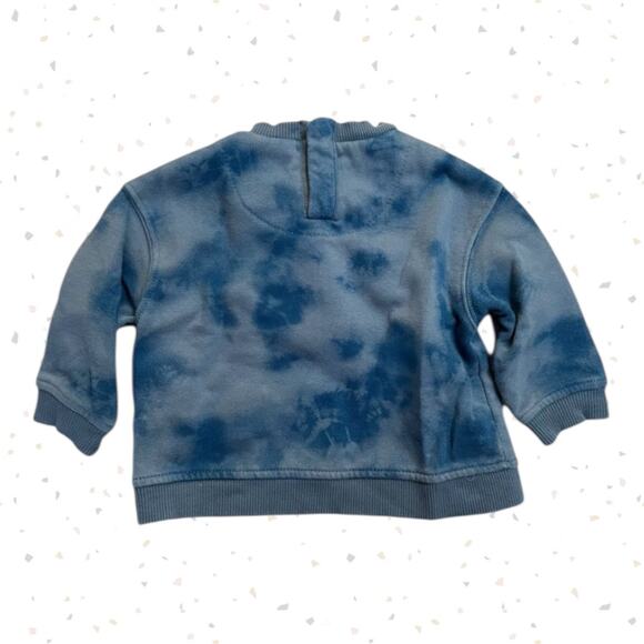 Levi’s Blue Tie Dye Baby Sweatsuit Sweatshirt Sweatpants Matching Set 6 Months - Picture 2 of 15